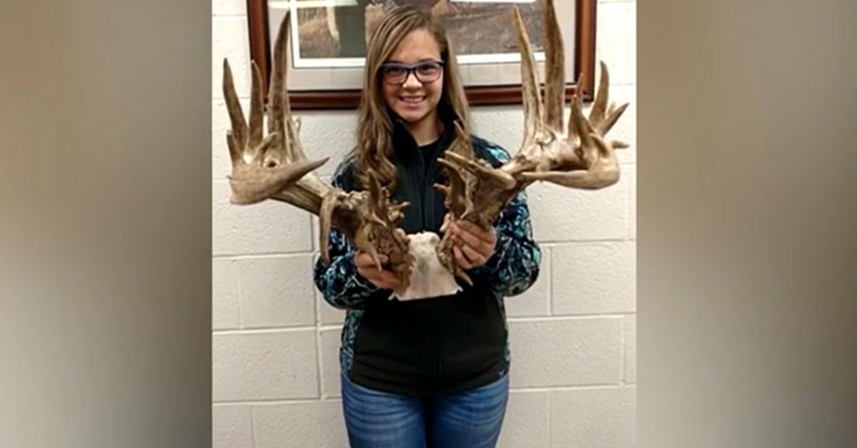 American hunter Kansas Teen Tags World Record Nontypical Whitetail America's Firearms Newsource